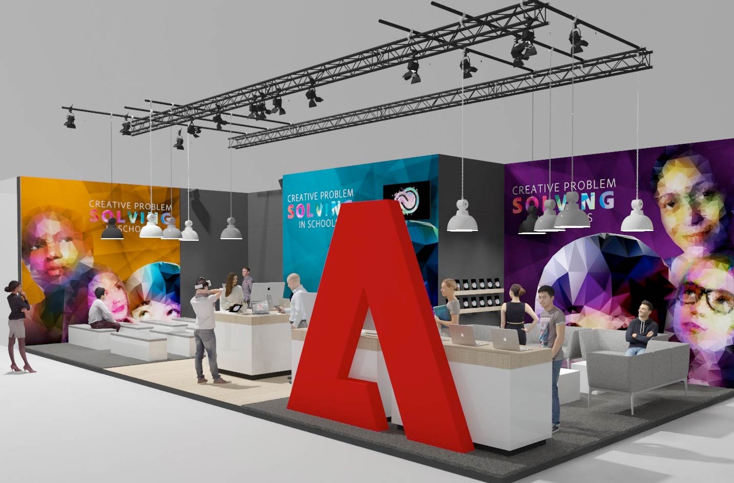 Adobe Didacta Event Stand